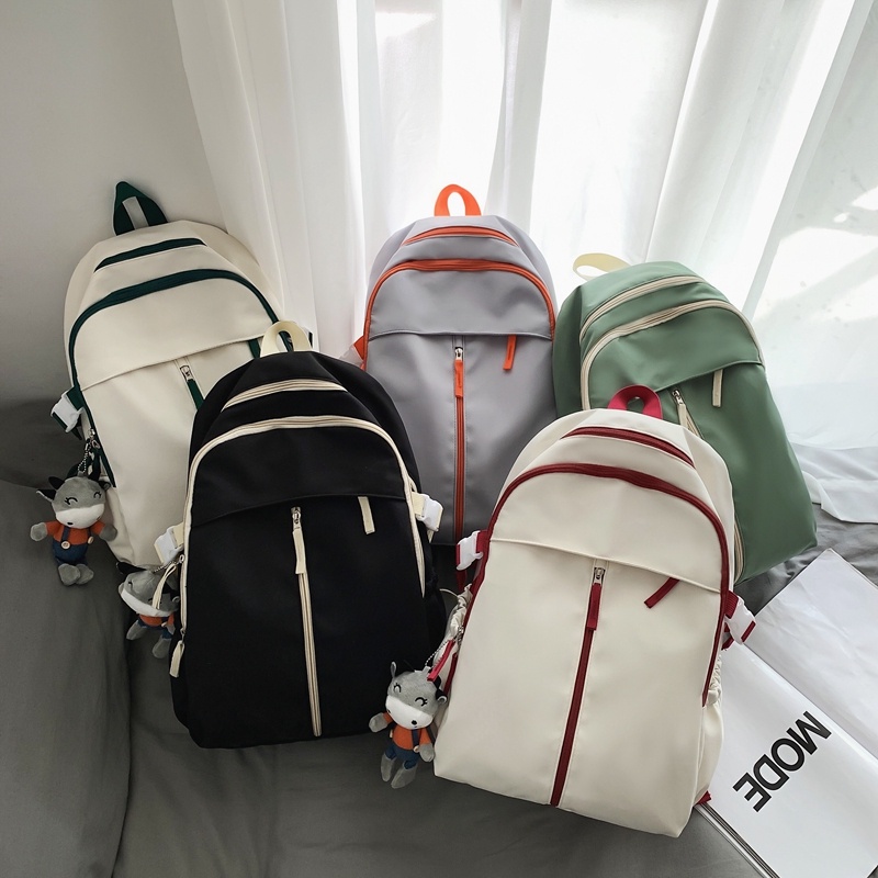 Highland Tas Ransel Wanita Pria Casual Korean Style Fashionable Tas Couple Pasangan Model Kekinian TR308