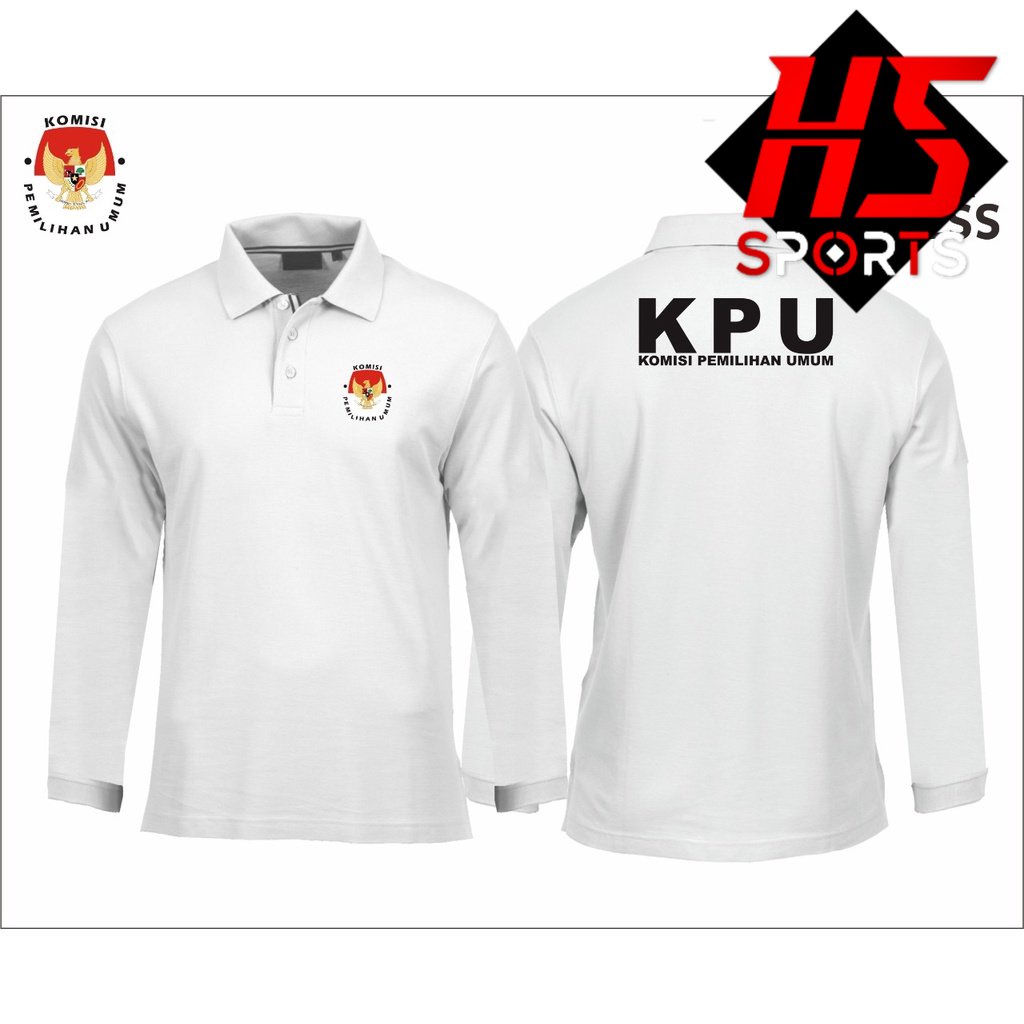 POLO KPU - BAJU KPU LENGAN PANJANG - BAJU KERAH KPU - KOMISI PENGAWAS UMUM