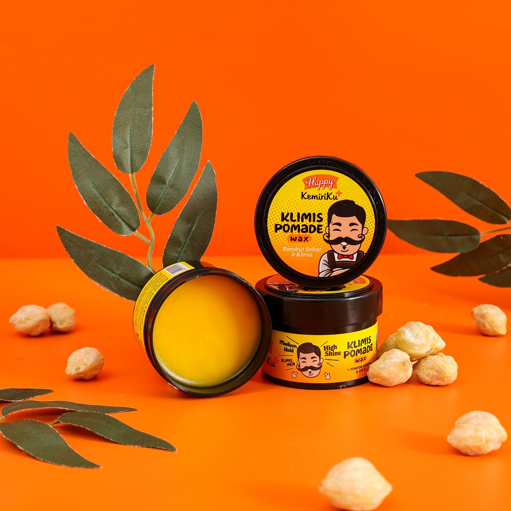 Happy Kemiriku Pomade Klimis | Wax Based 80 Gram