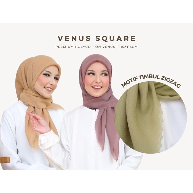 [ SEGIEMPAT VEENUUS LASER CUT ] segiempat laser cut••hijab segiempat pollycotton