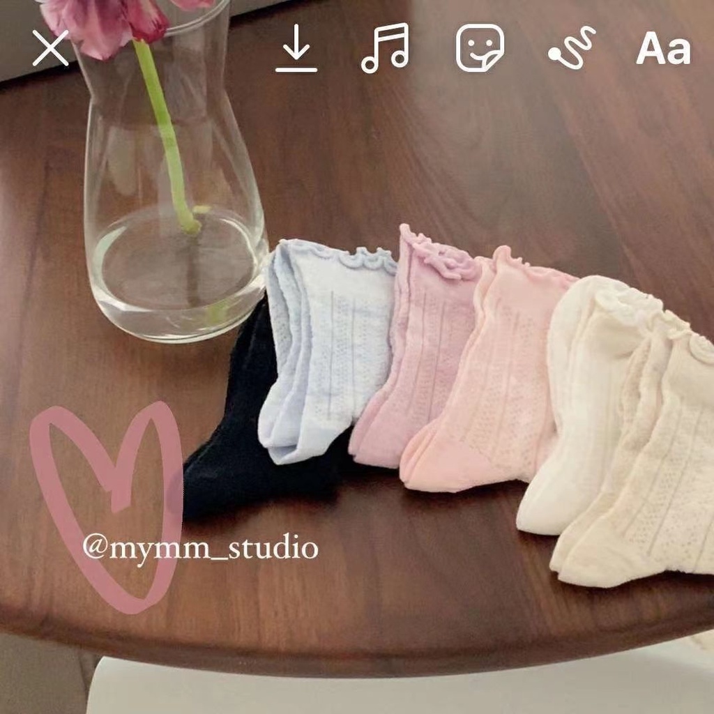 Gadis manis memakai elastisitas tinggi tepi telinga kayu musim panas bagian tipis musim panas suka b
