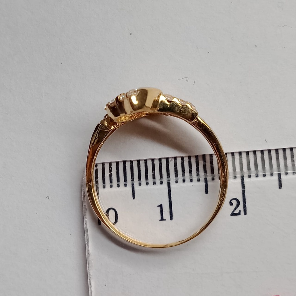 Cincin emas 17k - 2.65 gr kadar 750 - 4161