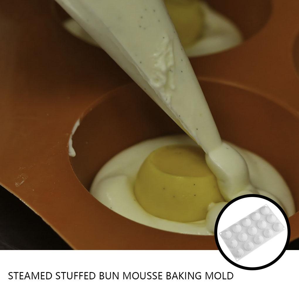 Cetakan Bawang Portable Bisa Dicuci 15kisi Tahan Debu Tidak Bau Tahan Panas Kue Cookie Baking Mold Alat Aksesoris