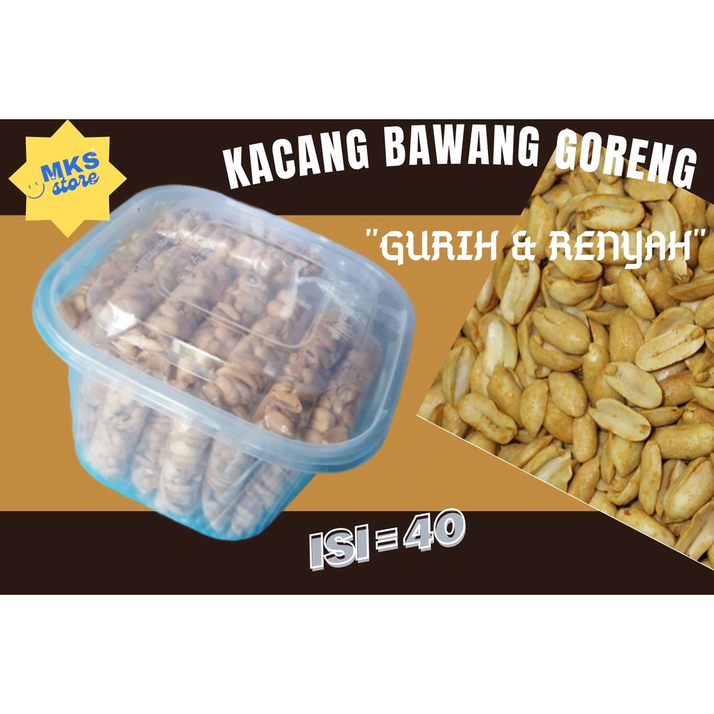 

Kacang Bawang Goreng isi 40pcs
