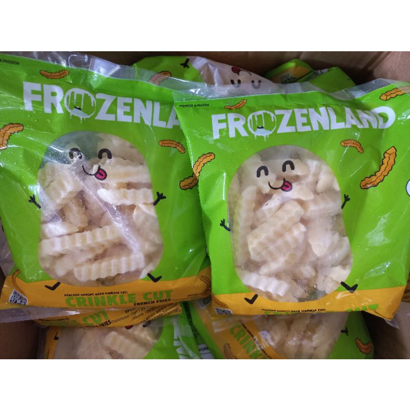 

Kentang crinkle cut Frozenland 500gr