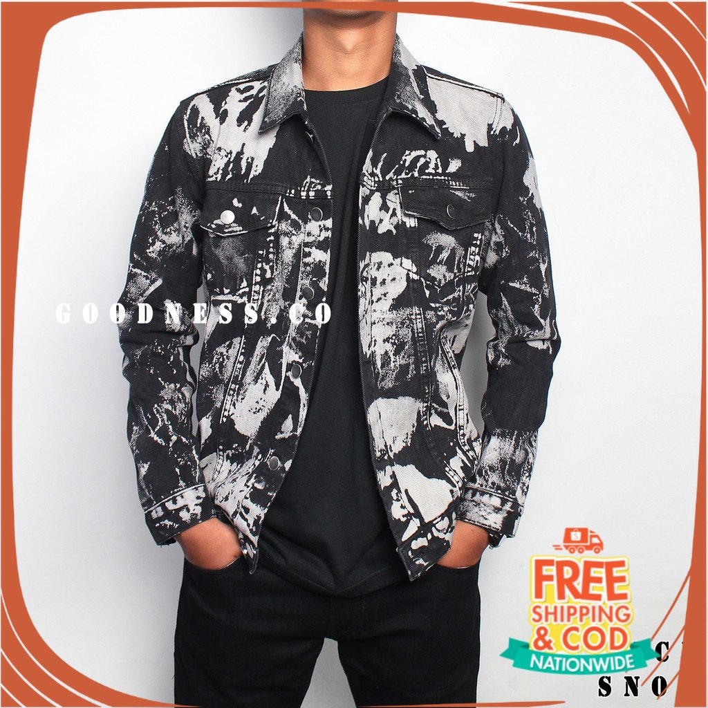 JAKET JEANS NEW BREND DENIM UNISEX/ Jaket denim jaket jeans pria jaket oversize pria jaket pria jean