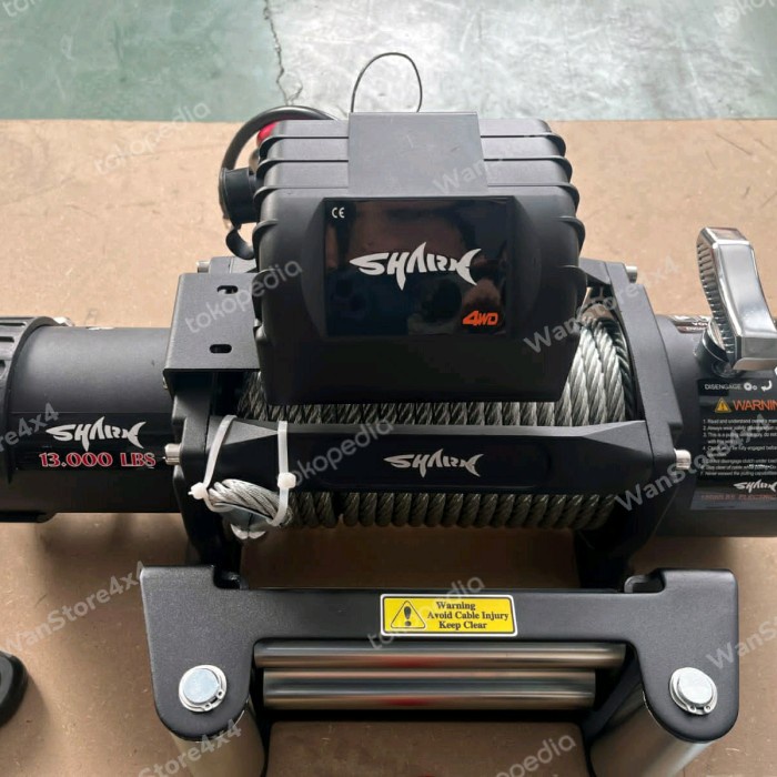 Terlaris Winch Trutle Shark 13000 Lbs 6 Ton 6.6 Hp