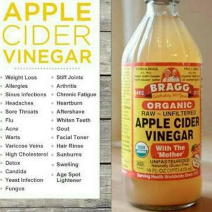 

☉ BRAGG APPLE CIDER VINEGAR 473ML / ORGANIK 473ML ❂