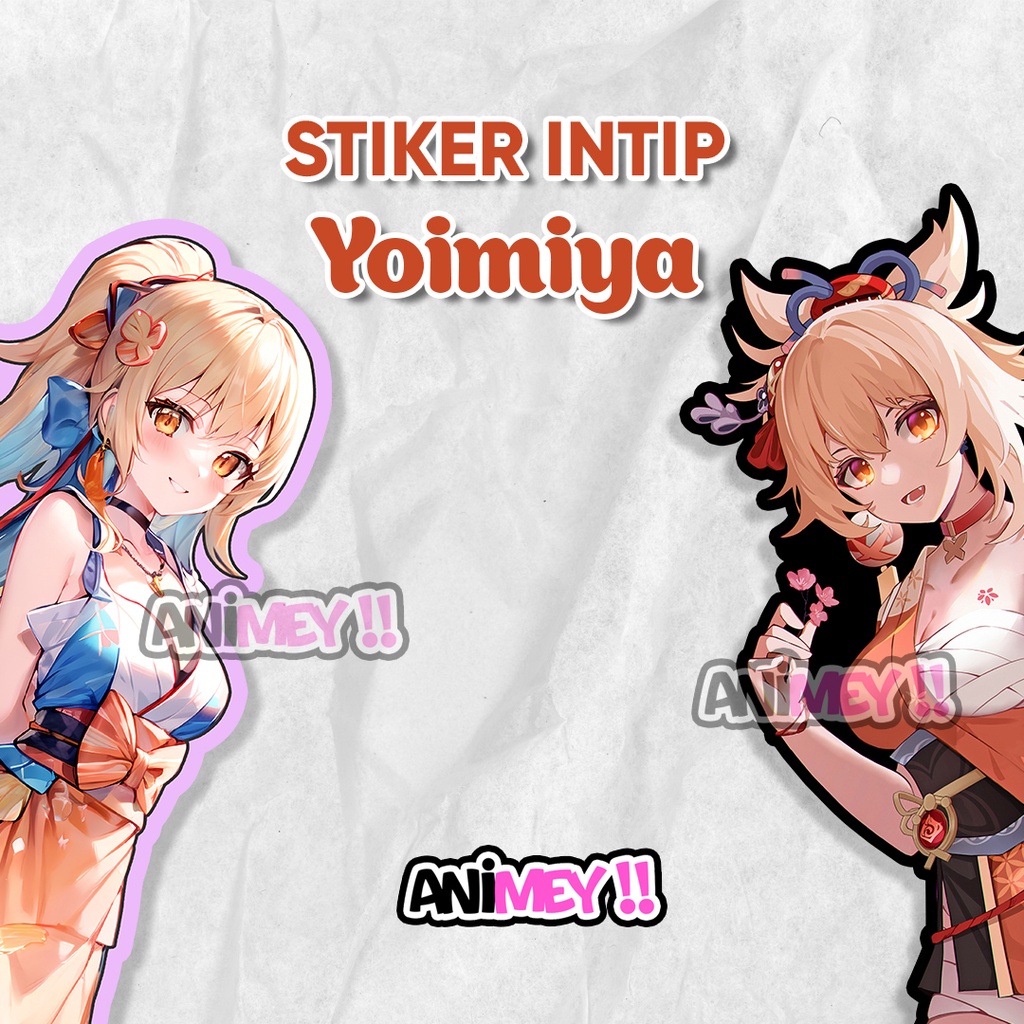 

Stiker Intip Samping Yoimiya Genshin Impact / Sticker Anime Waterproof