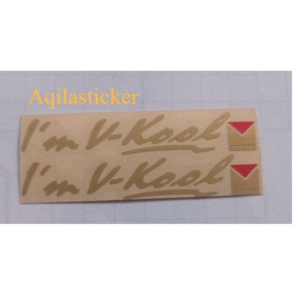 Sticker cutting sticker im v-kool V-KOOL