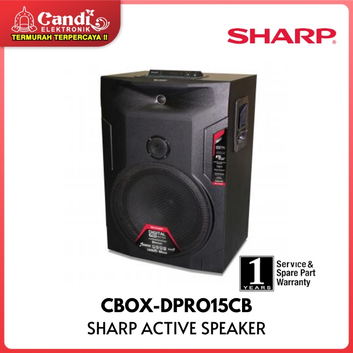 SHARP ACTIVE SPEAKER CBOX-DPRO15CB