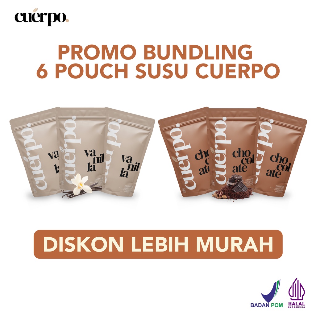 SUSU CUERPO 960 GRAM (PAKET 6 POUCH)