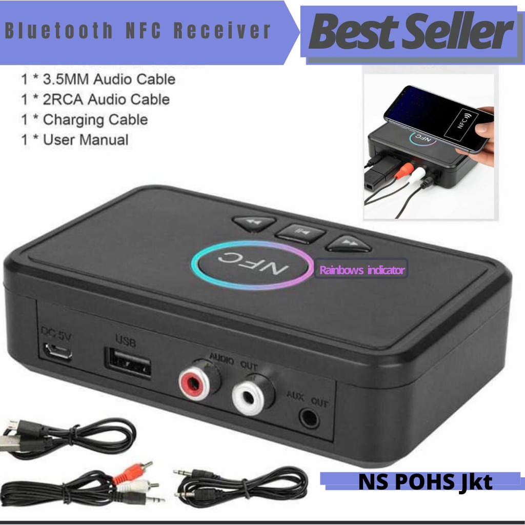 Music NFC Bluetooth Receiver 5.0