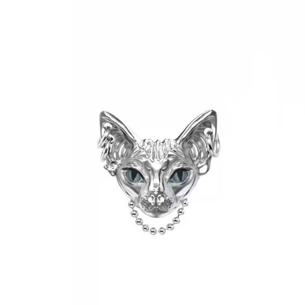 [COD Tangding] Y2K Anting Kucing Gadis Keren Kepribadian Studs Earring Perhiasan Aksesoris