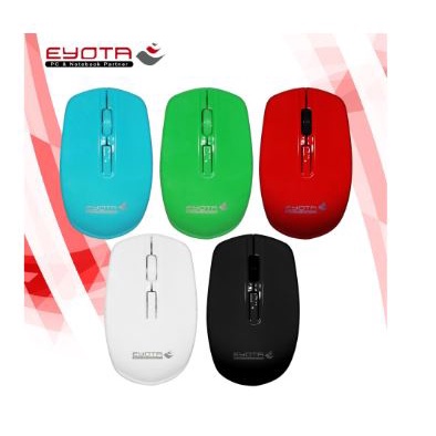 Mouse wireless eyota 2.4ghz usb optical 1000dpi 4d free battery for pc cpu laptop Q-2 Q2