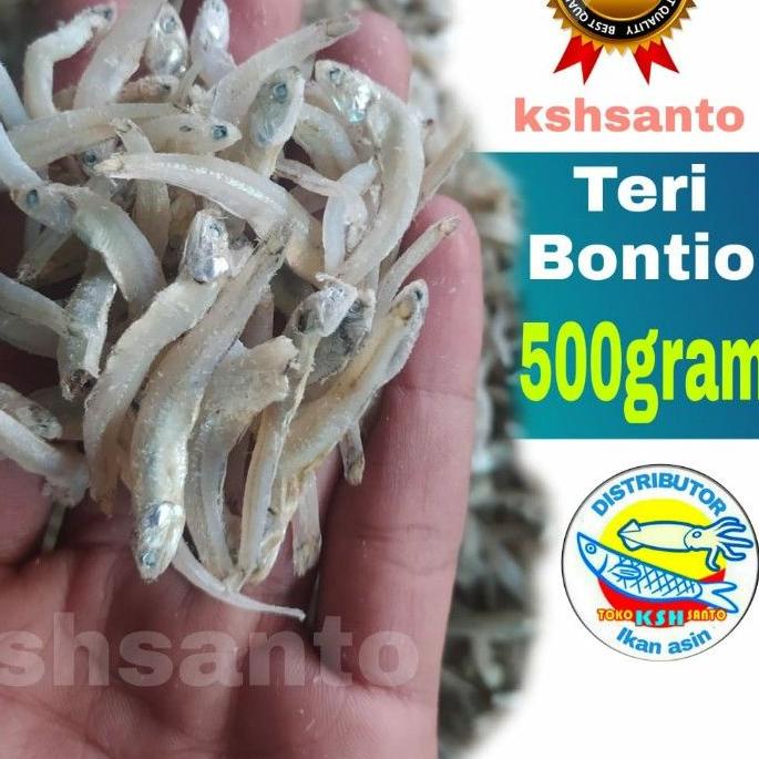 

♔ Ikan asin teri buntio-500gram ♢