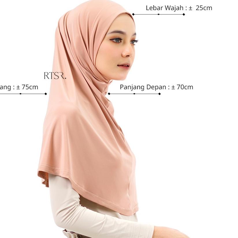 ❃ RTSR Kalani Bergo / Bergo Sport / Hijab Sport/jersey premium/bergo polos/bergo kekinian/bergo vira
