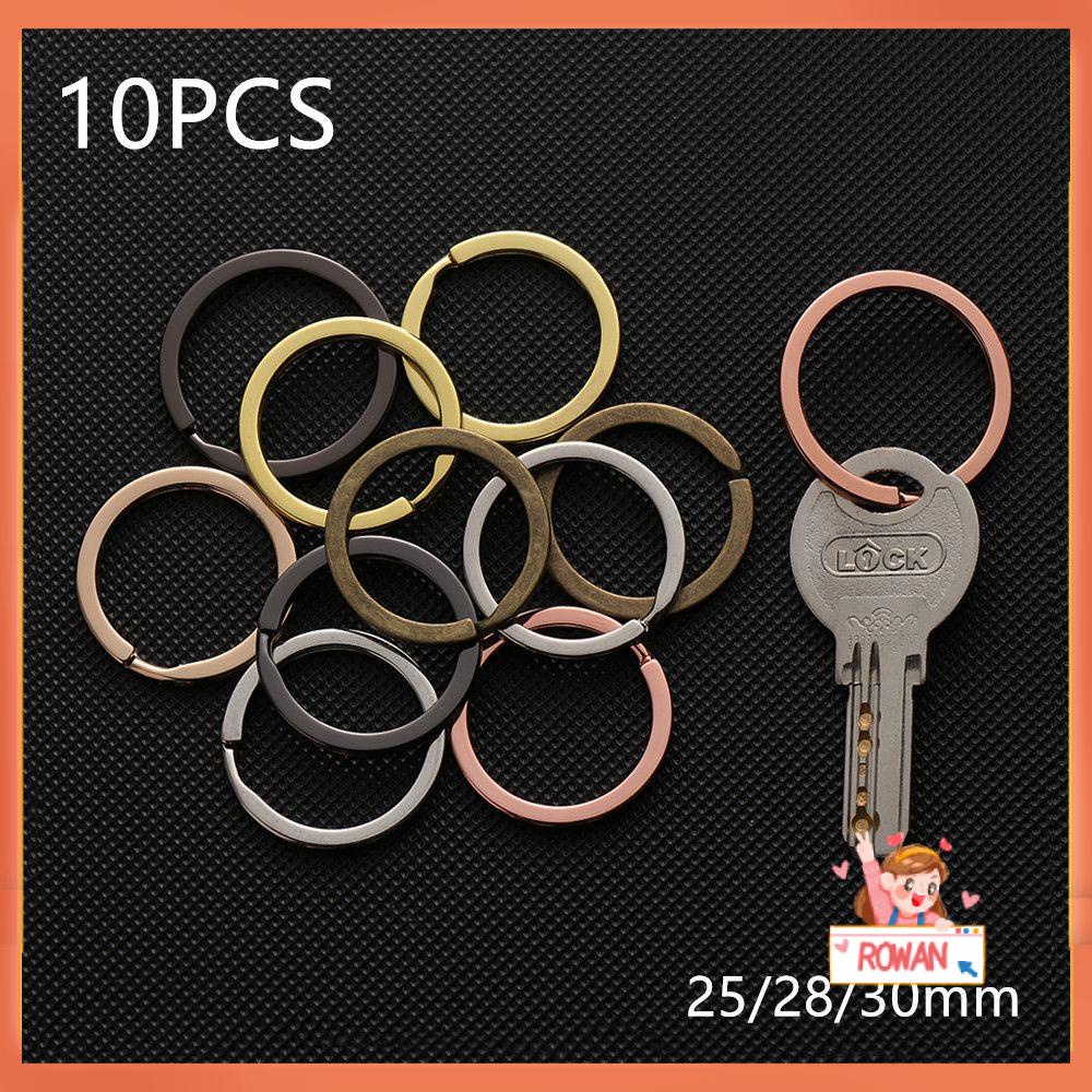 R-flower 10pcs/lot 25mm 28mm 30mm Split Kunci Ring Baru Saku Jepit Carabiner