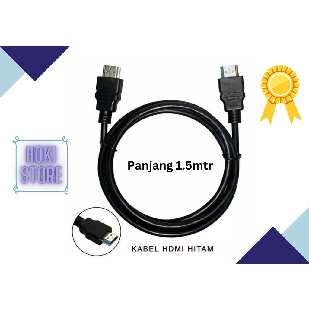Kabel HDMI 1,5meter / KABEL HDMI STANDARD MURAH 1.5 Meter
