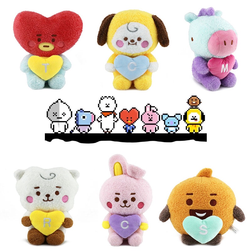 Bt21 Mainan Mewah Boneka Boneka Boneka Bunny Horse Anak Hadiah Xmas