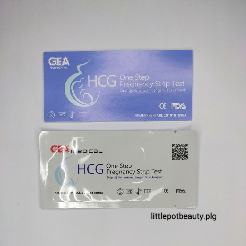 Jual Tespek Tes Kehamilan Hcg Gea Test Pack Shopee Indonesia