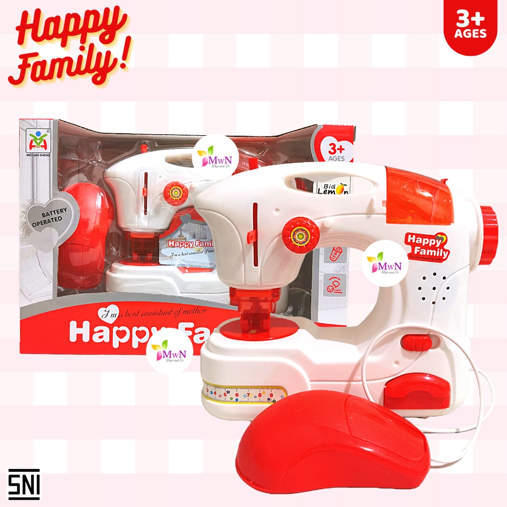 MWN Mainan Mesin Jahit Happy Family Play Set