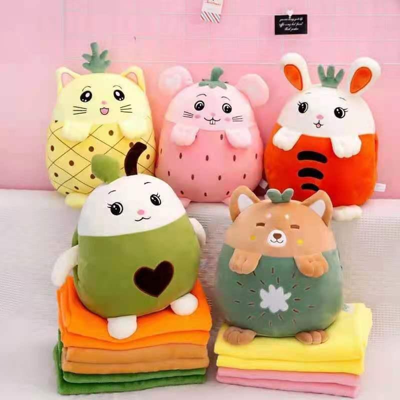Bantal Selimut Karakter Boneka Lembut Balmut