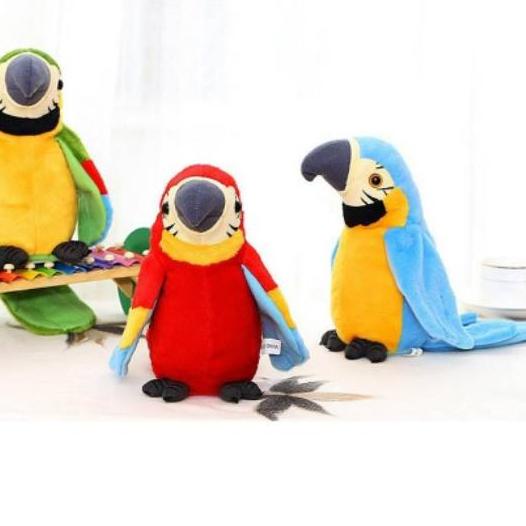 Ω Boneka Burung Beo Peniru Suara / Burung Bro Bisa Bicara/ Talking Birdie ✮
