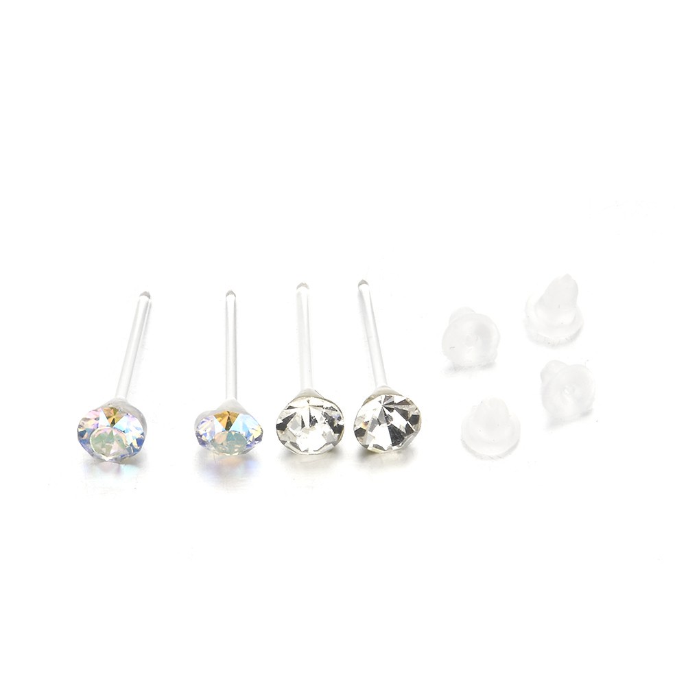 20pasang/set2per3 /4/5MM woman fashion Berlian Imitasi Elegan mini ear stud Earrings Hadiah Perhiasan