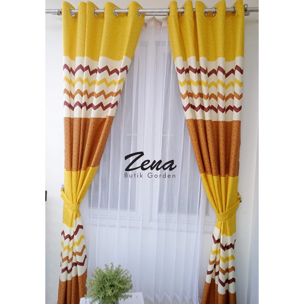 Gordeng jendela tirai pintu gorden minimalis horden terbaru model smokring