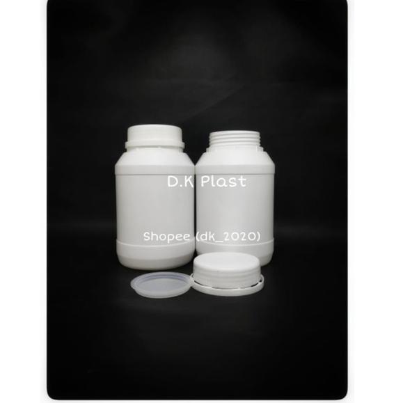 ☛ Hemat 50% Botol Lem Obat 1 kg segel Botol Plastik HDPE 1kg segel Botol Lem Fox Toples 1 kg segel (