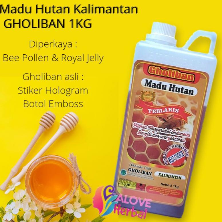 

F⚡ASH SALE MADU HUTAN KALIMANTAN 1Kg GHOLIBAN ( GRATIS PACKING DUS ) .,..,.,,,,.,