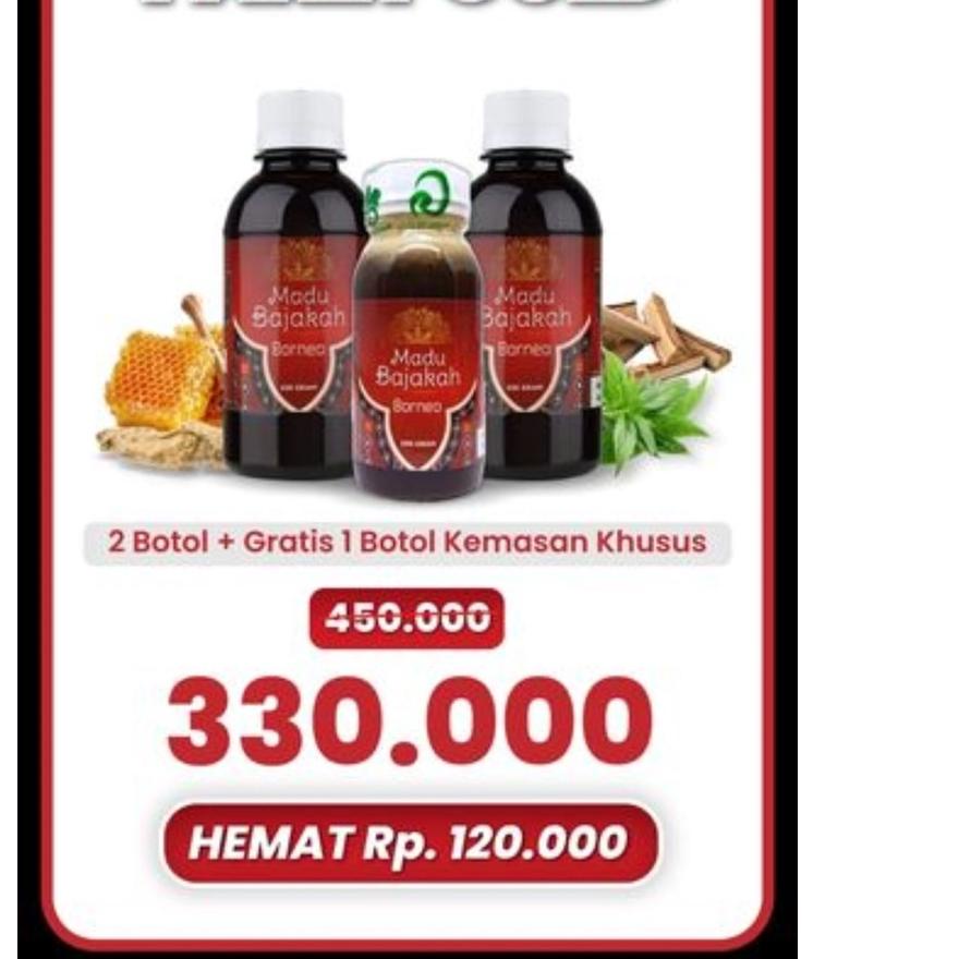 

Barang Laris ✧ Madu Bajakah Borneo - Atasi Benjolan, Kanker, Tumor dan Penyakit Kronis lain nya - 250 gram***