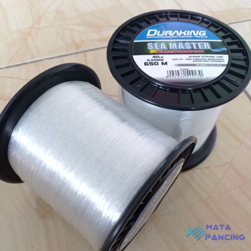 Senar pancing gulungan besar duraking sea master  1/2 spool isi lebih banyak dan lebih murah