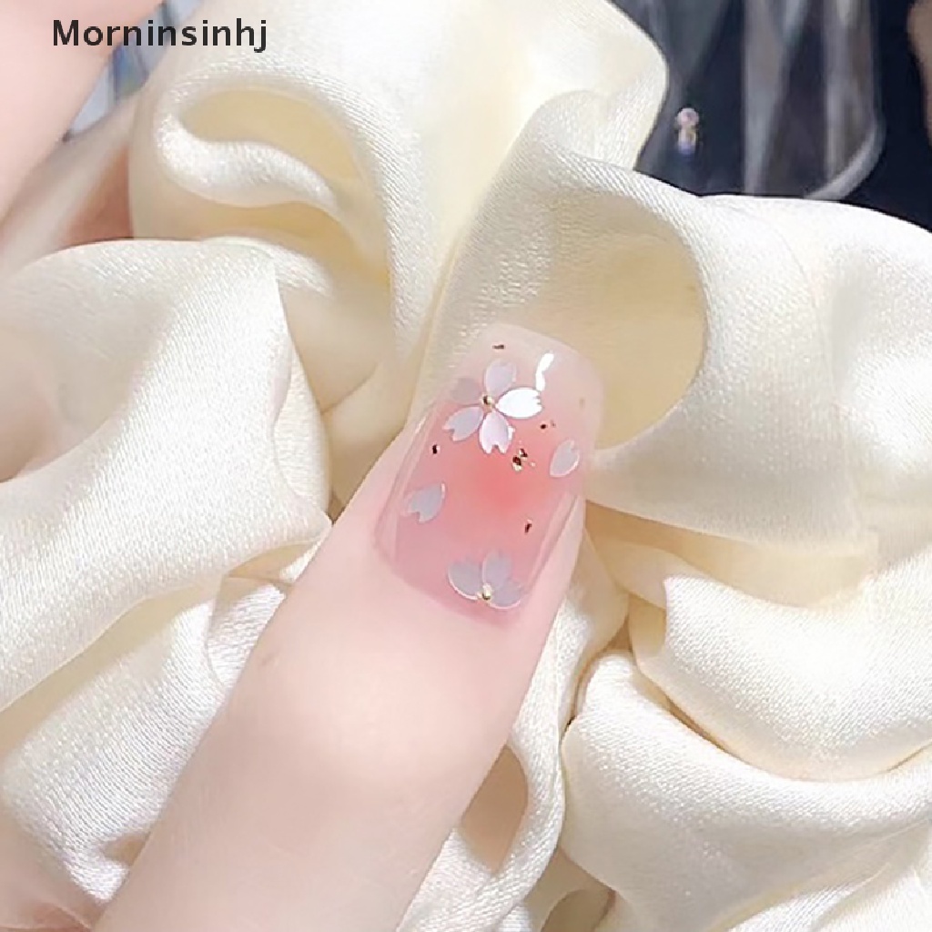 Mornin 1Jar Kelopak Sakura Lucu Nail Sequin Warna Warni Nail Art Glitter Nail Art Ch id