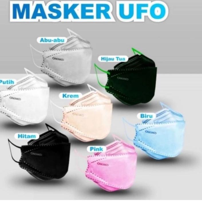 (COD) Masker onemed KF94 / Masker medis UFO onemed 4ply isi 20pcs Best