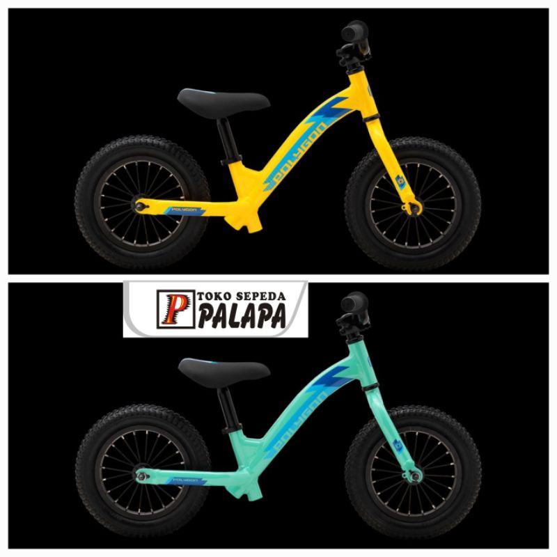 Push Bike 12 Polygon Flint Sepeda Anak Balance Bike Pushbike