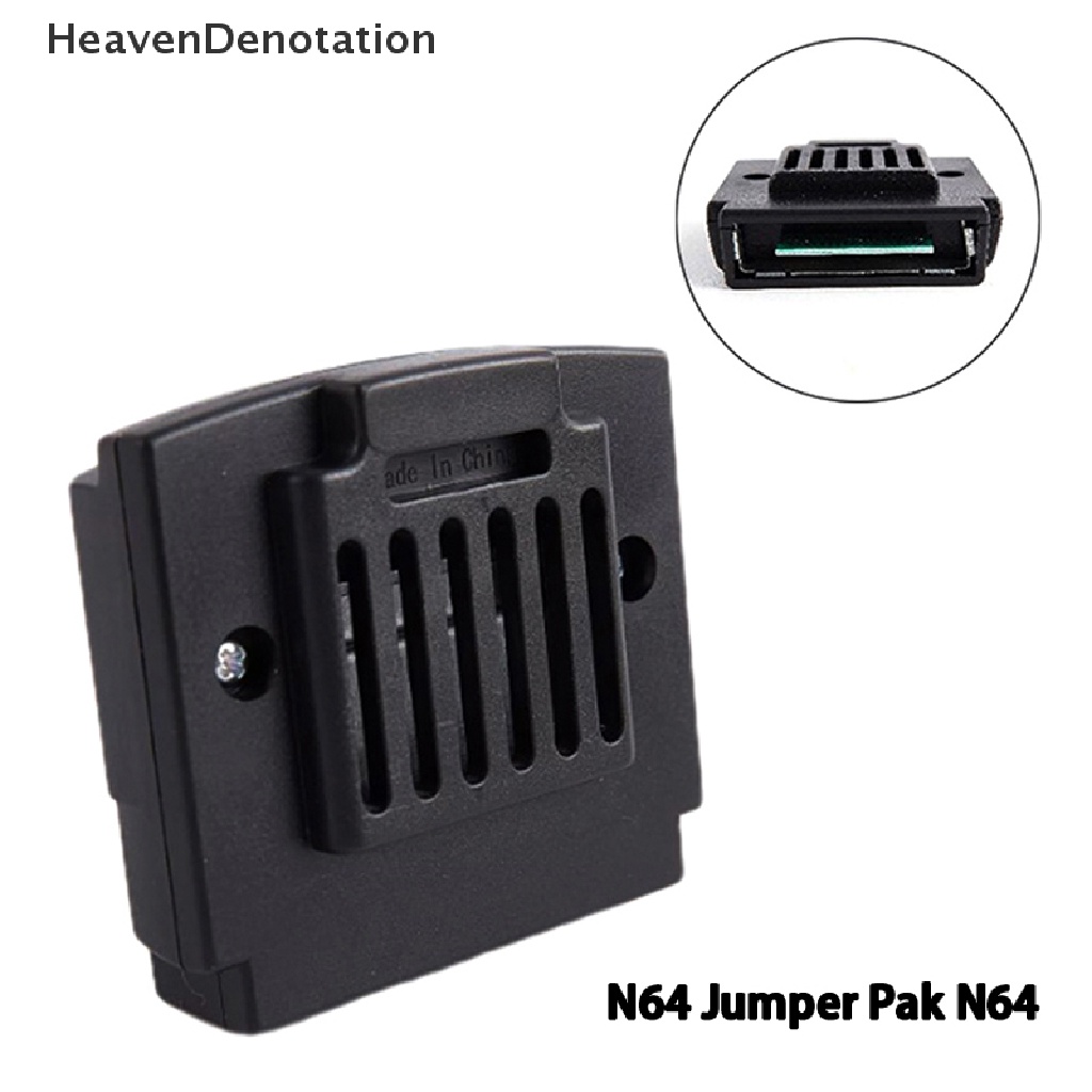 [HeavenDenotation] Untuk N64 Baru Jumper Memori Pak Pack Konsol Game Kartu Ekspanding Memory Card Untuk N64 Jumper Pack Pengganti HDV