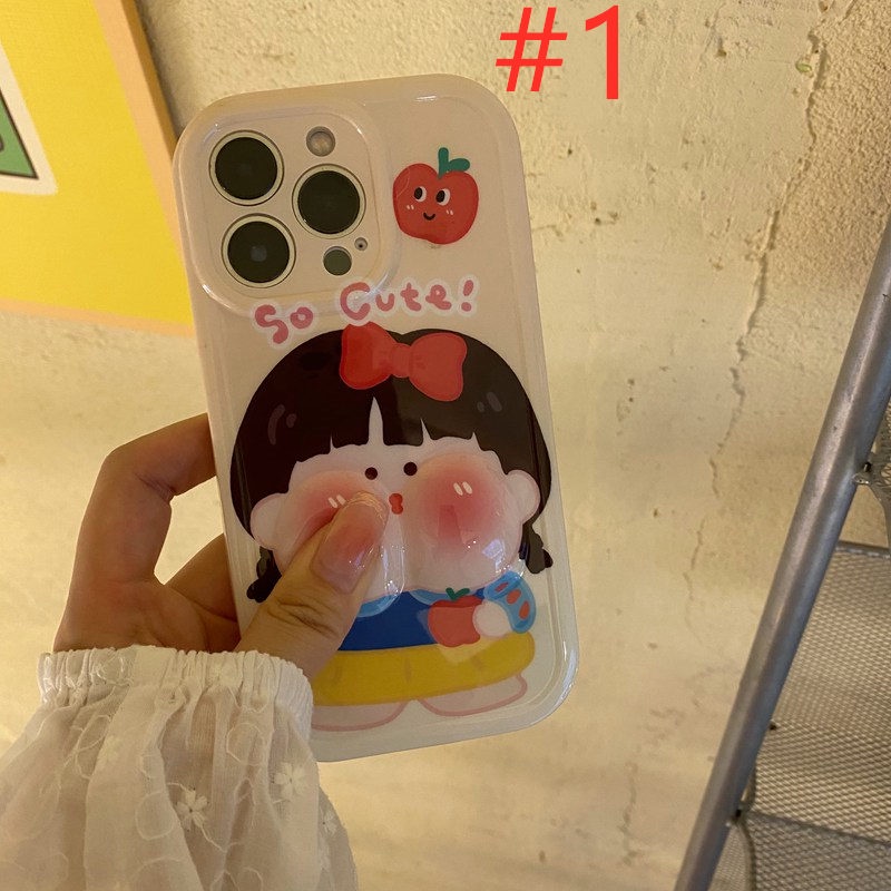 Pinch Swelling Snow White &amp; Sailor Moon Soft Case HP iP iPhone 14 Plus 11 12 13 Pro Max New Casing Apple