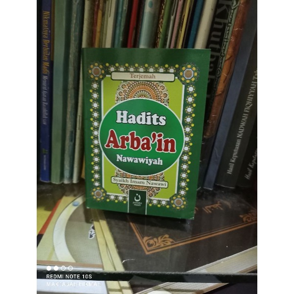 Buku terjemah Hadis Arbain Nawawi Saku