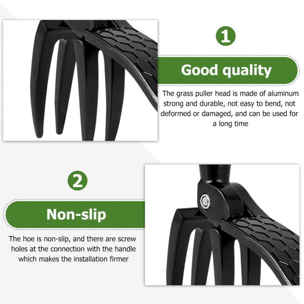 [Elegan] Kepala Penyiang Gulma Berkebun Gali Perlengkapan Rumput Portabel Weeding Claw Outdoor Cakar Kaki Pedal Akar Remover