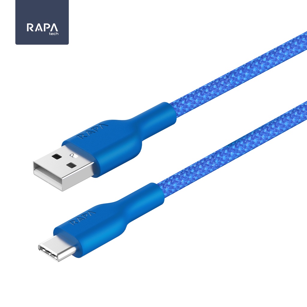 RAPAtech LINE MAX I ORIGINAL KABEL DATA TYPE C FAST CHARGING 3A USB-A to USB-C Cable [DC2021]