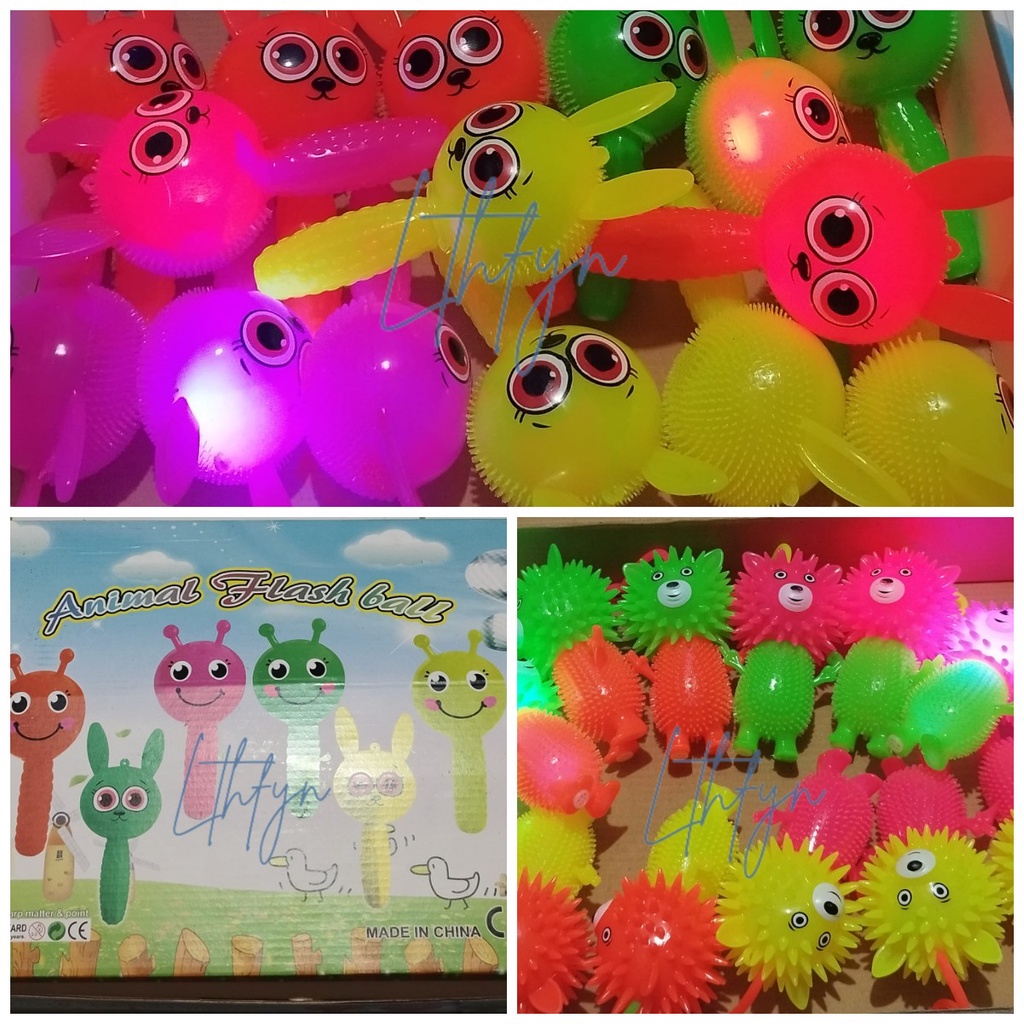 ANIMAL FLASH BALL // BONEKA LAMPU DAN SUARA