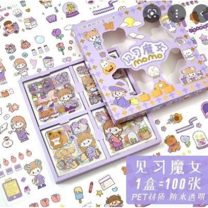 

STIKER MOMO / STICKER VIRAL KOREA / STIKER TUMBLER / STIKER HP / STICKER 2D TEMPEL ISI 100 PCS