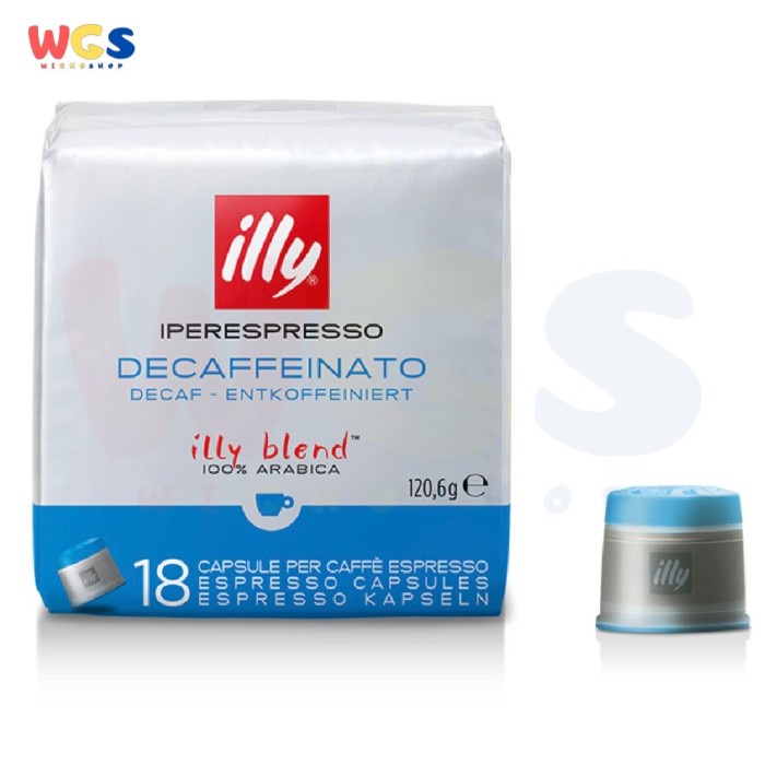 illy Coffee Iperespresso Decaffeinated Coffee Capsules 18p 120.6g