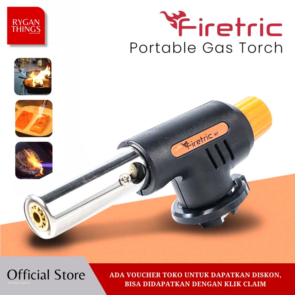 Jual Kepala Gas Portable Head Torch BBQ Blow Torch Flame Gun Shopee