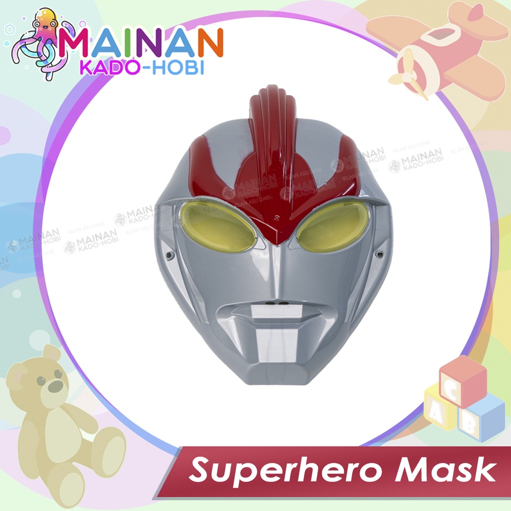 KOSTUM SUPERHERO MASK MAINAN ANAK LAKI TOPENG KARAKTER