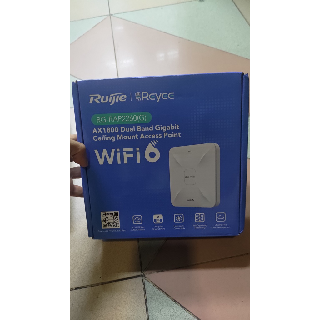 RUIJIE REYEE RG-RAP2260(G) Wi-Fi 6 Ceiling AX1800 Access Point Wifi