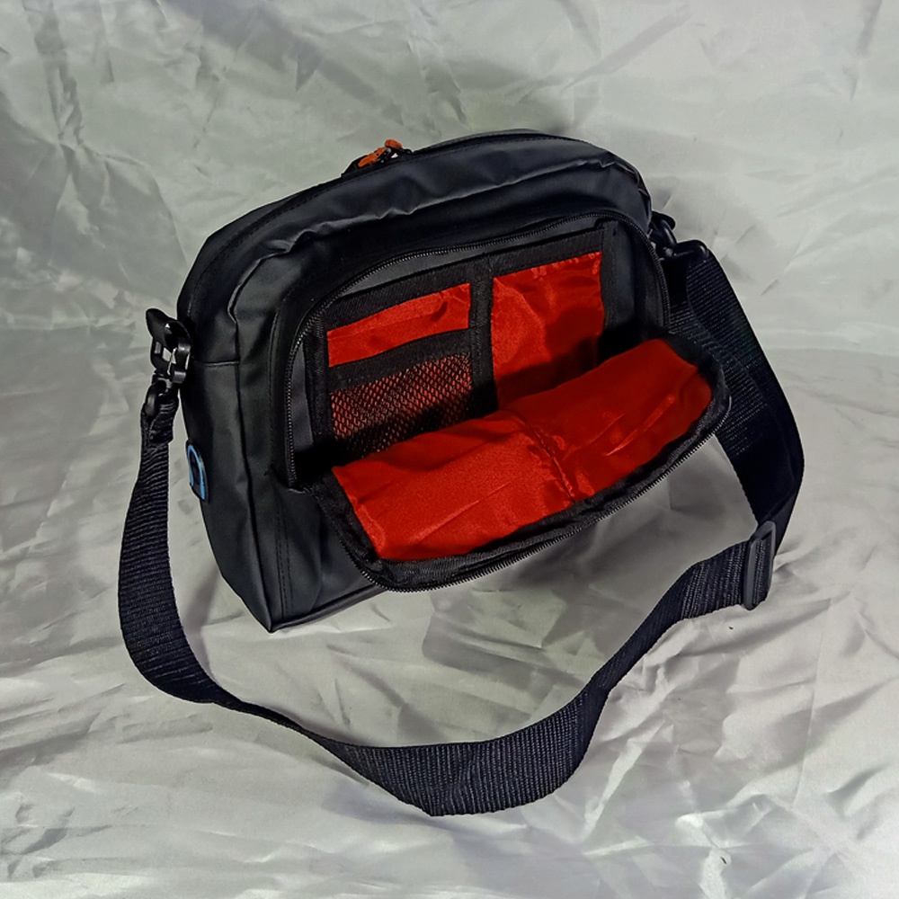 Tas Slempang Waterprof Tas Slempang Outdor Unisek Daiker A-R Black