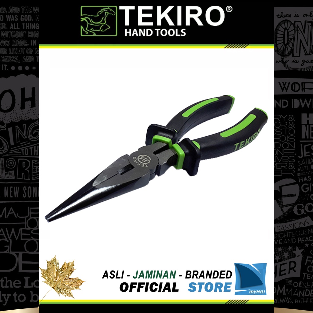 Tang Lancip 4.5&quot; ~ 8&quot; inch / Long Nose Pliers TEKIRO ( Jepit / Potong / Bengkok / Patah / Iris )